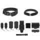 Wilder Tactical Charlie Elite Belt Kit, 1in Prostyle D-Ring, QLS Receiver, Black, Extra Small/Large, HMGCHEKBK06