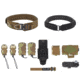 Wilder Tactical Charlie Elite Belt Kit, 1in Prostyle D-Ring, QLS Receiver, Nemesis Woodland Ltd, Extra Small/Large, HMGCHEKNEM06