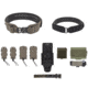 Wilder Tactical Charlie Elite Belt Kit, V-Buckle, QLS Receiver, Ranger Green, Extra Small/Large, HMGCHEKRG02