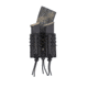 Wilder Tactical Evolution Universal Stacked AR Extended Double Pistol Magazine Pouch, No Attachment, Black, EVOAREXDUPBK