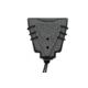 Wilder Tactical Evolution Double Universal Handcuff Holder, Duty UAB Clip, Wolf Gray, EVODUHCWGDUABMC