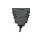 Wilder Tactical Evolution Double Universal Handcuff Holder, No Attachment, Wolf Gray, EVODUHCWG