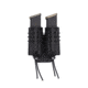 Wilder Tactical Evolution Universal Extended Double Pistol Magazine Pouch MOLLE Mount, UAB Molle Clip, Black, EVOEXDUPBKM