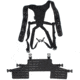 Wilder Tactical Hitman Gear Lightweight Full Rack W/ Shoulder Harness V1, Black, Adjustable, HMGCR11BK
