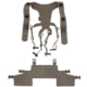 Wilder Tactical HITMAN GEAR Full Rack with Lightweight Shoulder Harness V1, Ranger Green, One Size, HMGCR11RG