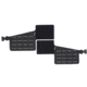 Wilder Tactical Hitman Gear Lightweight Rib Rack Wing V1 w/4 Columns Of Molle, Set Of 2, Black, Adjustable, HMGCR05BK