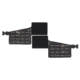 Wilder Tactical Hitman Gear Lightweight Rib Rack Wing V1 w/4 Columns Of Molle, Set Of 2, Multicam Black, Adjustable, HMGCR05MCB