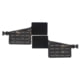 Wilder Tactical Hitman Gear Rib Rack Wing V1, Set of 2, 4 Columns of MOLLE, Multicam Black, One Size, HMGCR05MCB