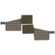 Wilder Tactical Hitman Gear Rib Rack Wing V1, Set of 2, 4 Columns of MOLLE, Ranger Green, One Size, HMGCR05RG