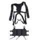 Wilder Tactical HITMAN GEAR Triple Rifle Placard with Lightweight Shoulder Harness V1, Black, One Size, HMGCR09BK