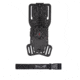 Wilder Tactical Modified QUBL, w/ 1in Drop Leg Strap, Plastic Buckle, Black, MQUBLLSBK1P