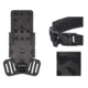 Wilder Tactical Multi Holster Platform w/QLS Receiver / 1in Web Strap, V Buckle, Right, Multicam Black, MHPBKQLSMCB1VUABMC