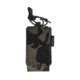 Wilder Tactical Urban Assault Universal Small Radio Pouch, Fight Light Malice Clip, Multicam Black, UAURMCBSMFLMC