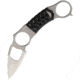 Wildsteer 3C-K Karambit Neck Knife Fixed Blade Knife, 2.25in, 14C28N Steel, Standard Edge, Satin, Stonewash, Stainless Handle WS3CK0113