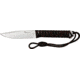 Wildsteer Wild Tech 2 Fixed Knife, SS Blade, Black and red speckled paracord wrapped handle WSWT2B