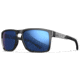 Wiley X Active 6 Apex Captivate Pol Sunglasses, Gloss Black Frame, Blue Lens, AC6APX09