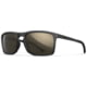 Wiley X Active 6 Axe Captivate Pol Sunglasses, Matte Black Frame, Tungsteen Mirror Lens, AC6AXE04