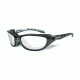 Wiley X Airrage Bifocal Prescription Sunglasses, Crystal Metallic Frame, 697FBI