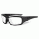 Wiley X Arrow Sunglasses-Matte Black Frame-Clear Lens CCARR03