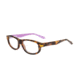 Wiley X Bounce Safety Glasses, Brown Demi/ Lilac Frame, No Polarized Lens YFBNC03