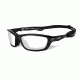 Wiley X Brick Bifocal Prescription Sunglasses, Metallic Black Frame, 856FBI