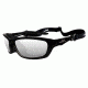 Wiley X Brick Sunglasses - Clear/Gloss Black Frame 853