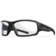 Wiley X Changeable Series Breach 2.5 Sunglasses, Matte Black Frame Gunmetal Logo, Clear Lens, CHBRC03