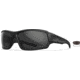 Wiley X Changeable Series Breach 2.5 Sunglasses, Matte Black Frame Gunmetal Logo, Grey Lens, CHBRC02