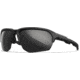 Wiley X Changeable Series Jakl Captivate Non-Pol Sunglasses, Matte Black Frame, Black Mirror Lens, CHJKL05