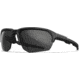 Wiley X Changeable Series Jakl Captivate Non-Pol Sunglasses, Matte Black Frame, Grey Clear Rust Lens, CHJKL08