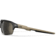 Wiley X Changeable Series Jakl Captivate Non-Pol Sunglasses, Matte Black Frame, Tungsten Mirror Lens, CHJKL04