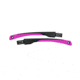 Wiley X Crush Sunglasses, Matte Grey/ Depp Pink Frame/Clear, YFCRS03