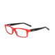 Wiley X Flip Safety Glasses, High Risk Red/ Black Frame, No Polarized Lens YFFLP02