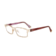 Wiley X Fusion Safety Glasses, Gold/ Pink Frame, No Polarized Lens, WSFSN02