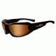 Wiley X Jake Sunglasses - Bronze Flash Lens /Gloss Black Frame CCJAK07