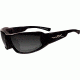 Wiley X Jake Sun Glasses CCJAK01 - Black Frame, Smoke Lenses
