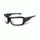 Wiley X Knife Single Vision Prescription Sunglasses, Black OPS-Matte Black Frame, CCKNI01FSV