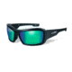Wiley X Knife Single Vision Prescription Sunglasses, Matte Black Frame, CCKNI07SV