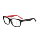 Wiley X Leap Safety Glasses, Black/ Mars Red  Frame, No Polarized Lens YFLEP01