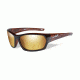 Wiley X Legend Single Vision Prescription Sunglasses, Gloss Hickory Brown Frame, SSLEG04SV