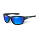 Wiley X Moxy Single Vision Prescription Sunglasses, Gloss Black Frame, SSMOX09SV