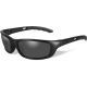 Wiley X P-17 Black OPS Sunglasses - Smoke Grey Lens / Matte Black Frame, P-17M