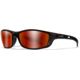 Wiley X P-17 - Captivate - Polarized Red Mirror/ Black Crystal Frame, P-17R
