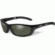 Wiley X P-17 Sunglasses - Polarized Smoke Green Lens / Gloss Black Frame, P-17