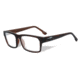 Wiley X WX Profile Eyeglass Frame,Rectangle,Matte Hickory Brown WSPRF02