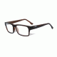 Wiley X Profile Safety Glasses, Gloss Brown Demi Frame/ Clear, WSPRF03