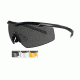 Wiley X PT-3 Sunglasses 3 Lens Set, Smoke, Clear, Light Rust w/RX Insert PT-3SCLRX