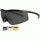 Wiley X PT-3 Sunglasses w/ 3 Lens Set - Smoke, Clear, Light Rust PT-3SCL