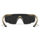 Wiley X Saber Advanced, Matte Tan Frame, Clear/Smoke Grey/Light Rust Lens, 308T