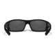 Wiley X Slay Sunglasses, Matte Black Frame, Captivate Pol Grey Lens, ACSLA14